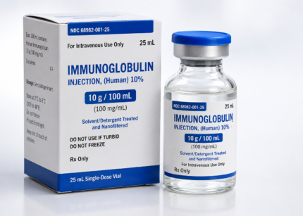 immunoglobulin pharmaceutical vial